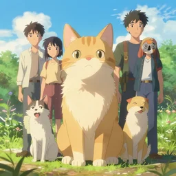 hero world catdog, behance hd by jesper ejsing, by rhads, makoto shinkai and lois van baarle, ilya kuvshinov, rossdraws global illumination
