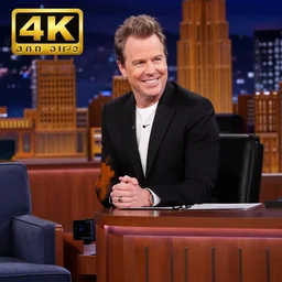 Jim Davis on the Tonight Show with Jay Leno, 4k photo