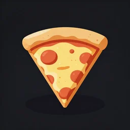 icon of a slice of pizza, artstation, rpg, digital art, isometric, dark background, dark souls, the witcher 3, crusader kings, skyrim