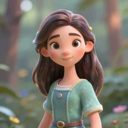 beautiful girl. award - winning 3 d animation by an indie studio, rimlighting, depth of field, limited but vibrant palette, intricate details, impressionism, chiaroscuro, bokeh.