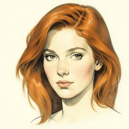 a portrait of amber by kaethe butcher and moebius