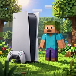 next generation minecraft, ps5, unreal engine, epic light, foliage