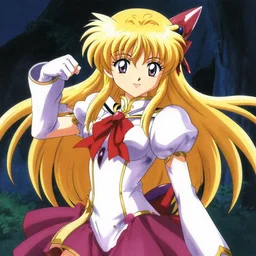 character Lina Inverse from anime Slayers (1995 – 2009), anime style, trending on art station, fantasy,