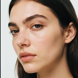 realistic photoshooting for a new acne studio lookbook, color film photography, close up, photo of a woman, photo in style of tyler mitchell, 3 5 mm,