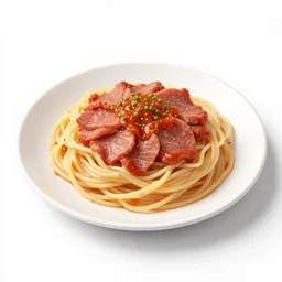 meat and pasta