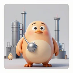 photo realistic factories biter by disney concept artists, blunt borders, rule of thirds