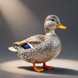 a duck with $ bling