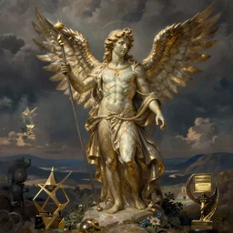 lucifer, artstation, ultradetailed, digital Painting, by James gurney and Pipilotti Rist