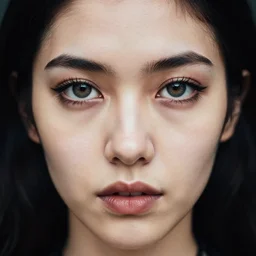 photograph of a young woman from costa rica, 9 0 s goth, dof, sharp focus, highly detailed face, symmetric face, realistic iris, cinestill 8 0 0 t, photography by paolo roversi