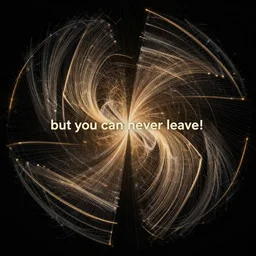 but you can never leave!,, symmetric, intricate, dynamics lighting, cinematic,