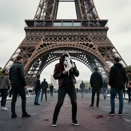 a zombie apocalypse in paris