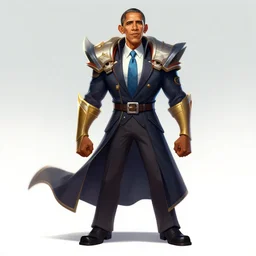 Barack Obama as league of legend character art