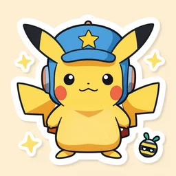 cute miss mascot vostourno vostourno vullaby pokemon sticker art, cronobreaker, beeple game icon