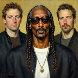 orientalist painting of snoop dogg portrait by jean - leon gerome and otto pilny and adrien henri tanoux