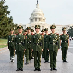 chinese soldiers in washington dc