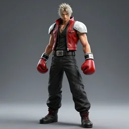 demon hero ,Dante from Devil May Cry face,boxing gloves,worn pants ,ArtStation, studio trigger anime,studio trigger style,studio trigger art,CGSociety,full length, exquisite detail, post-processing, masterpiece, volumetric lighting, cinematic, hypermaximalistic, high details, cinematic, 8k resolution, beautiful detailed, insanely intricate details