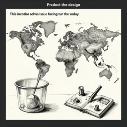 This invention solves the biggest issue facing the world today, product design, concept art