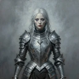 by tom bagshaw, ultra realist soft painting of a facepalm about modern society problematics in the universe of curiosities, single female ghost wearing a full gothic armor, partial symmetry accurate features, very intricate details, focus, curvy, award winning, ultra dense fog