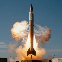 a still of the night missile explosions in the style of the year you should be