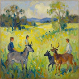 Landscapes: The Joy Of Life, expressive oil painting, evokes feelings of joy, 4k detail