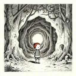Edward Gorey Fractal Kids