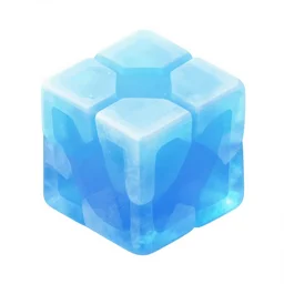 3 - d isometric ice object for game, zoomed out view, styled after frozen, myvmk, with detailed, clean, cartoon, pixar, disney, toon shader, arnold render, unreal engine, artgerm, artstation by miha rinne, white background