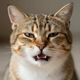 photo of a criying cat