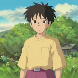 a portrait of a character in a scenic environment by tite kubo