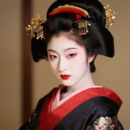 beautiful geisha portrait