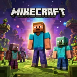 minecraft cosmic fantasy professional marketing