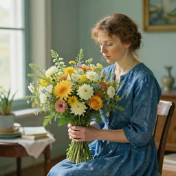 an unusually beautiful bouquet in the sunny room of his beloved wife, wrote van gogh