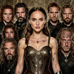 natalie portman, legendary warrior, fighter, lord of the rings, tattoos, decorative ornaments, battle armor, by omar ortiz, carl spitzweg, ismail inceoglu, vdragan bibin, hans thoma, greg rutkowski, alexandros pyromallis, perfect face, sharply detailed anatomy, centered, rule of thirds, realistic shading, photographic