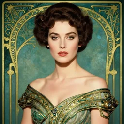 a young and extremely beautiful grace kelly infected by night by tom bagshaw in the style of a modern gaston bussiere, art nouveau, art deco, surrealism. extremely lush detail. melancholic scene infected by night. perfect composition and lighting. sharp focus. profoundly surreal. high - contrast lush surrealistic photorealism. screaming, rage, madness, sobbing, anguish.