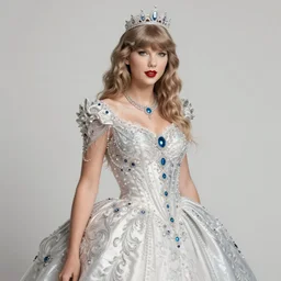 taylor swift as a princess of uranus, intricate, elegant, highly detailed, digital painting, artstation, concept art, smooth, sharp focus, illustration, art by frank frazetta, william mortensen, arny freytag