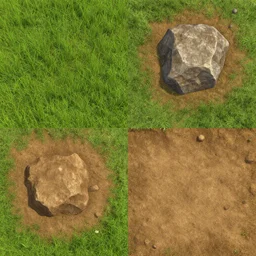 game textures, grass, dirt, stone 4 k, hd