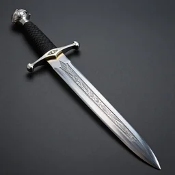sword with viking etching along the blade