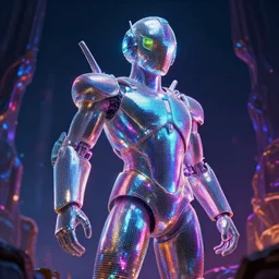 hyper realistic and highly detailed entity, disco diffusion style. highly detailed bright colorful lights in a dark fantasy landscape. professional digital art, octane render, trending on art station, concept art.