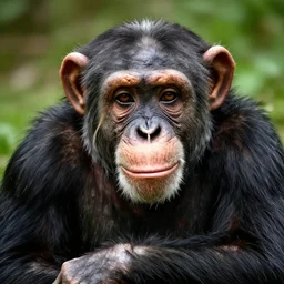 Chimpanzee with Taylor Swift's face