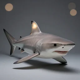 a cat shark hybrid professional photograph, studio, 4 k, nikon, bokeh