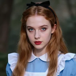 hyper realistic pretty girl, lighting alice in wonderland, dj sura face, artgerm, ilya