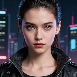 android, killer - girl, high detail of the face, full body, close - up, 1 / 6 nihei tsutomu, style of cyberpunk, night, city,