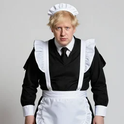 a maid costume worn by boris johnson