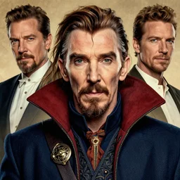 a highly detailed desi portrait of stephen strange, james gurney, james jean