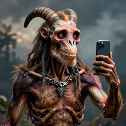 neanderthal taking a selfie, realistic, vibrant, instagram filter, sharp focus