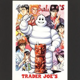 the notorious b. i. g. as a michelin man as trader joe's tiki mug, shaded lighting poster by magali villeneuve, artgerm, jeremy lipkin and michael garmash, rob rey and kentaro miura style, trending on art station