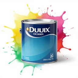 colourful paint splashes, dulux,