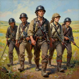intricate five trail of tears, oil on canvas, hdr, high detail, photo realistic, hyperrealism, surrealism, cinematic, matte finish, high contrast, 3 d depth, centered, masterpiece, vivid and vibrant colors, enhanced light effect, artstationhd