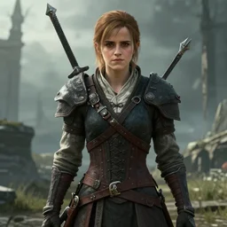 Screenshot of Emma Watson in Dark Souls 3
