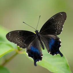 a black butterfly
