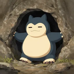 cave plugged with a snorlax
